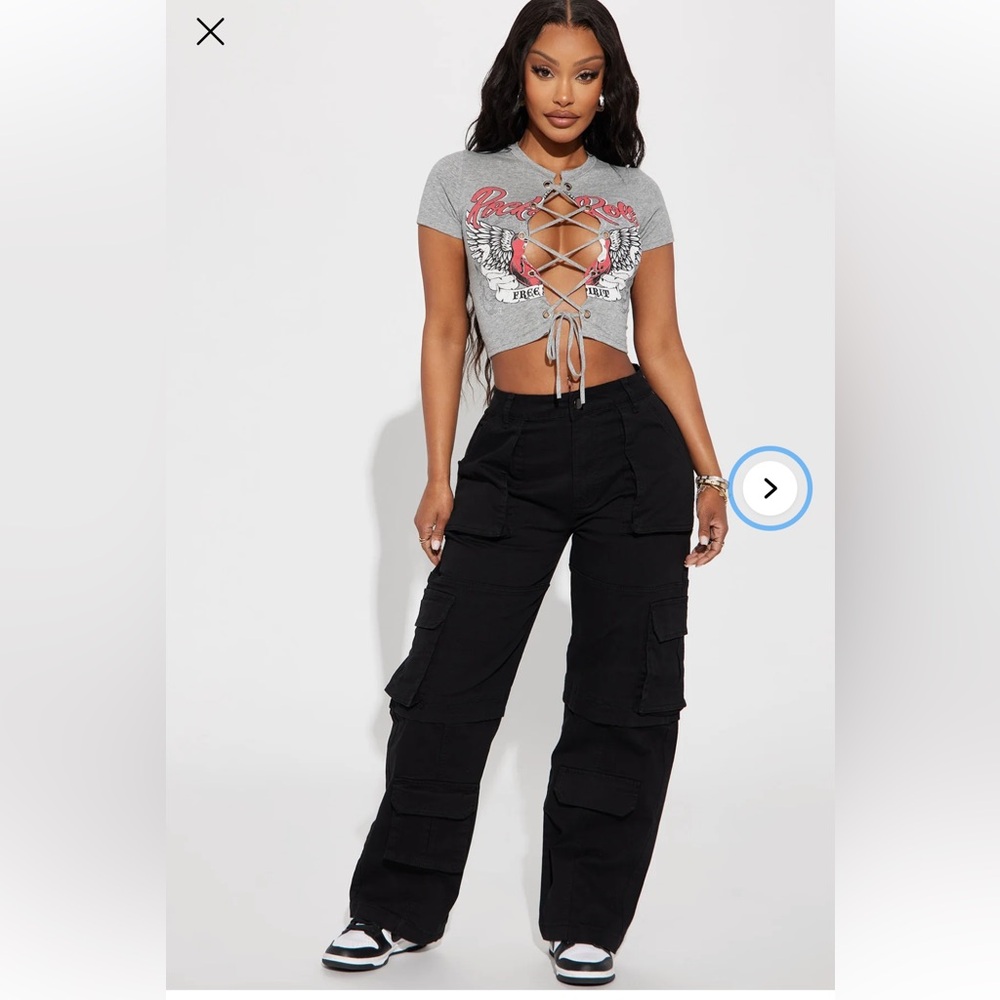 Can't Deny Cargo Pant - Black